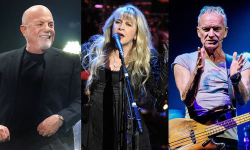 Billy Joel announce concert dates with Stevie Nicks and Sting
