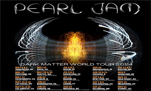 Pearl Jam World Tour Announcement 2024