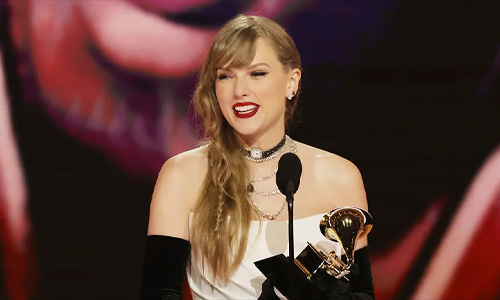 Taylor Swift Announces New Album at Grammys