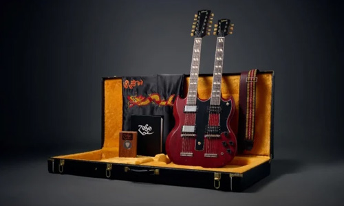 Jimmy Page Partners with Gibson for 1969 EDS-1275 Doubleneck Collector’s Edition Signature Model Guitar