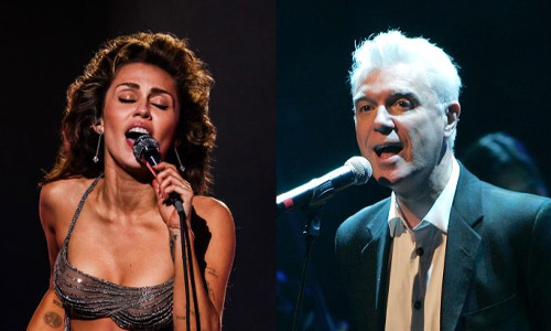 Miley Cyrus and David Byrne Special Connection
